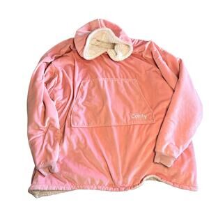 The Comfy Original Wearable Hoodie Blanket Women One Size Pink Oversized Pocket